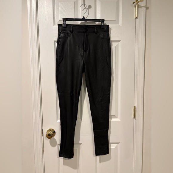 Black pleather pants by hunter & brown - Picture 1 of 2